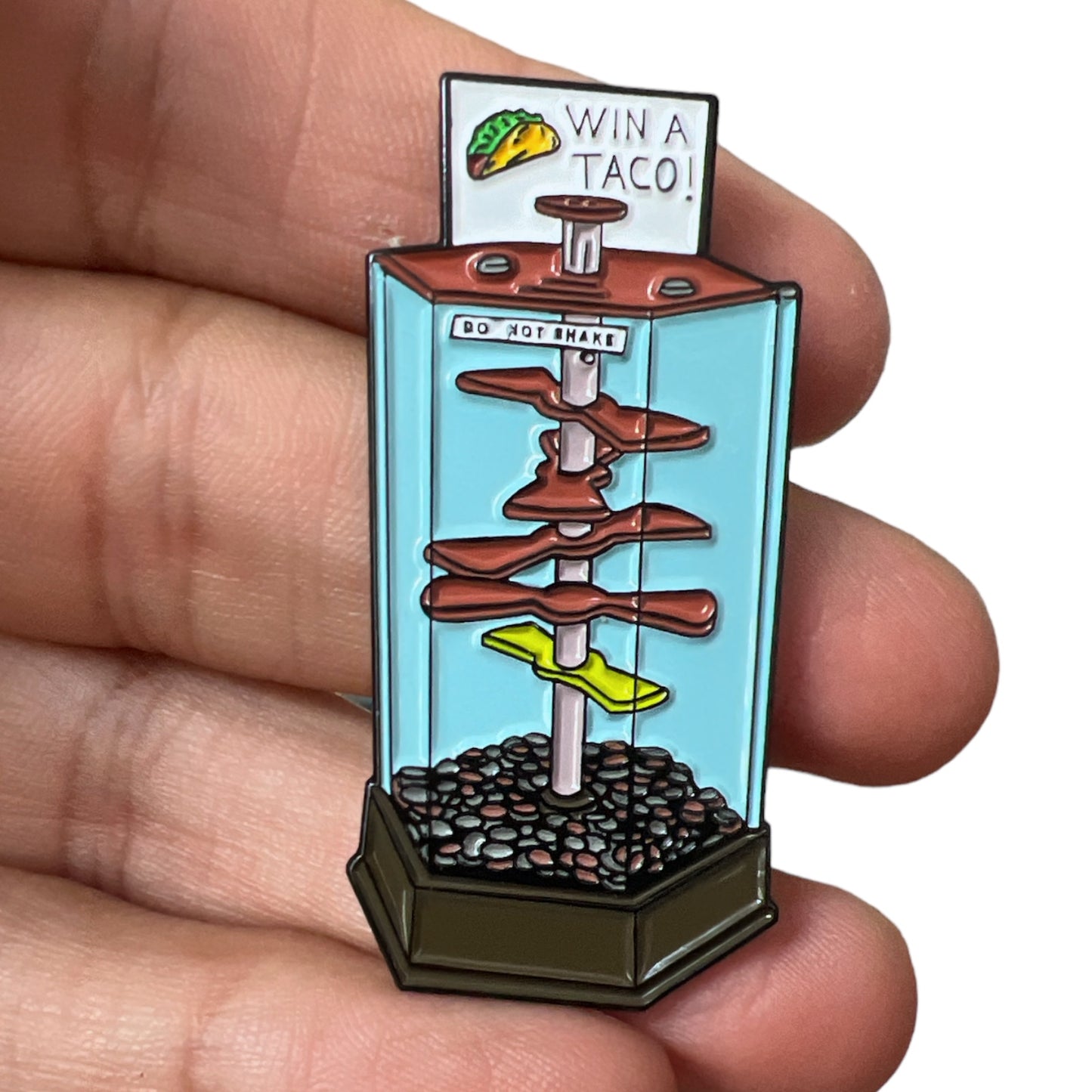 Coin Catcher Game Pin