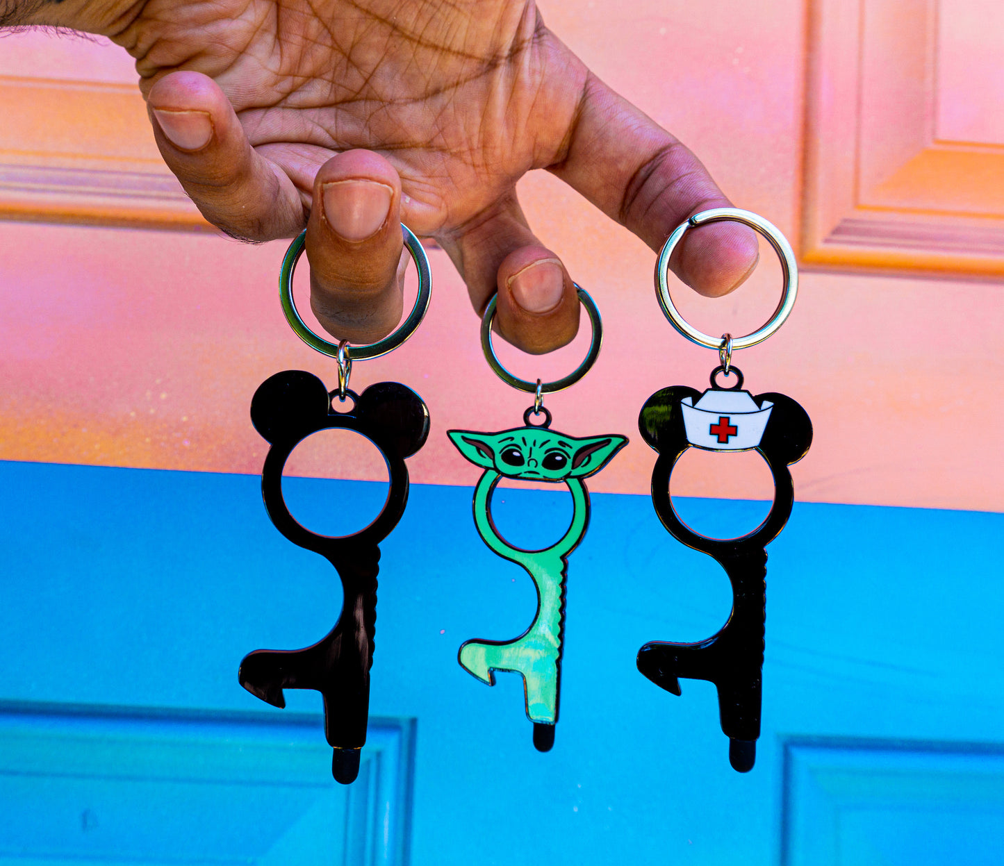 Nurse Touchless Door Opener With Stylus