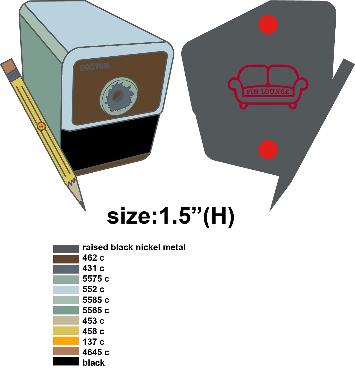 Pencil Sharpener Pin