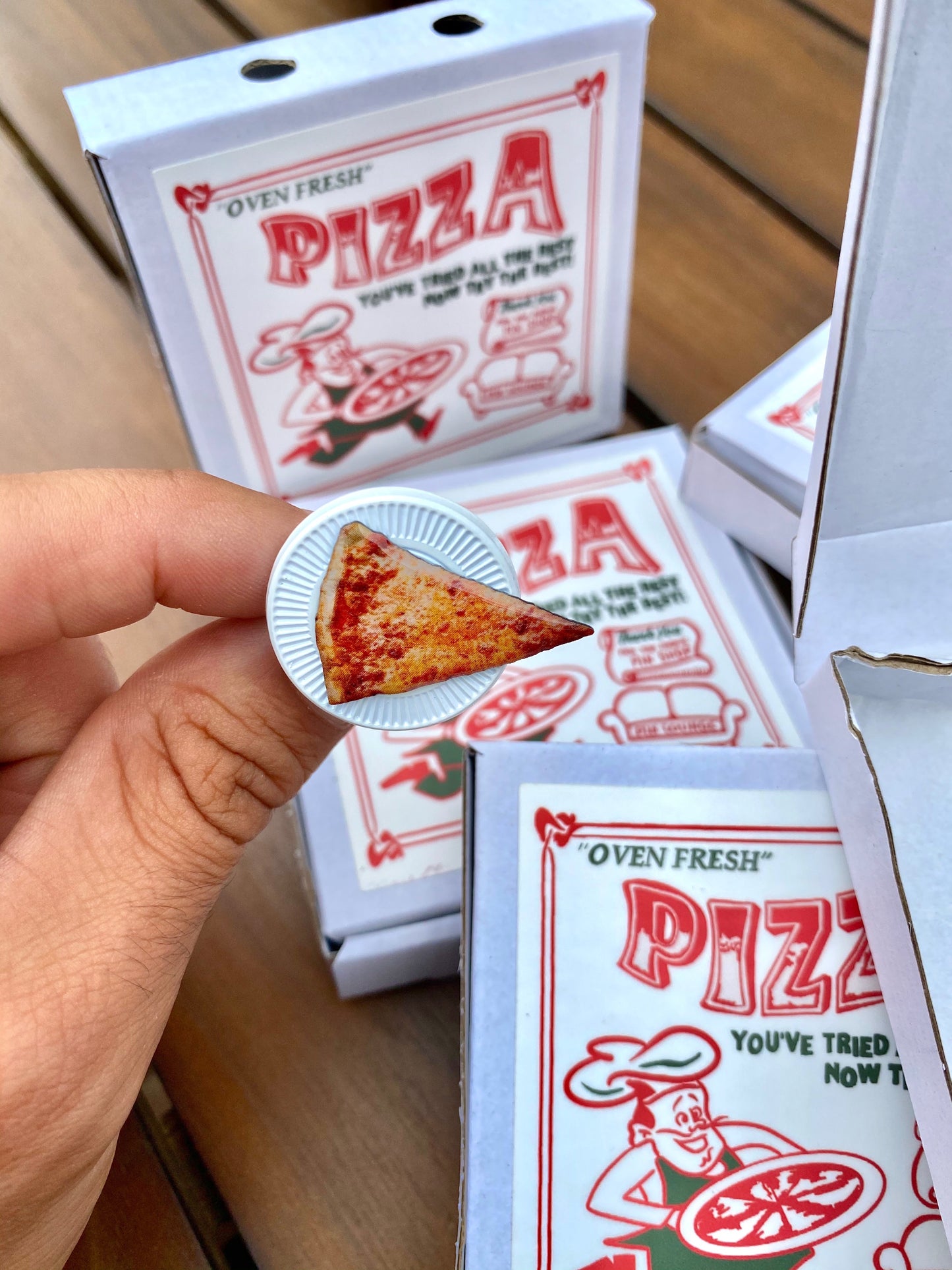 Real Slice of Pizza Pin (Magnetic) PRE ORDER