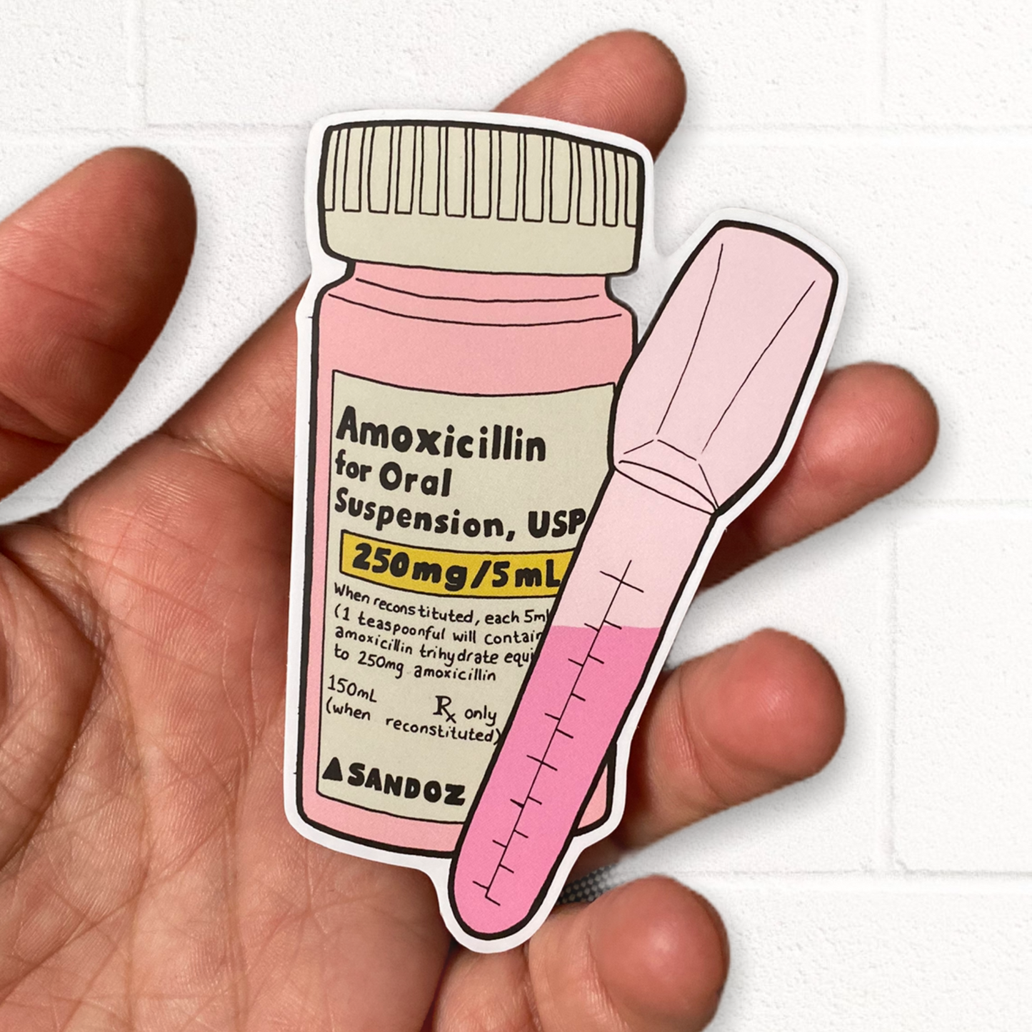Pink Medicine Sticker