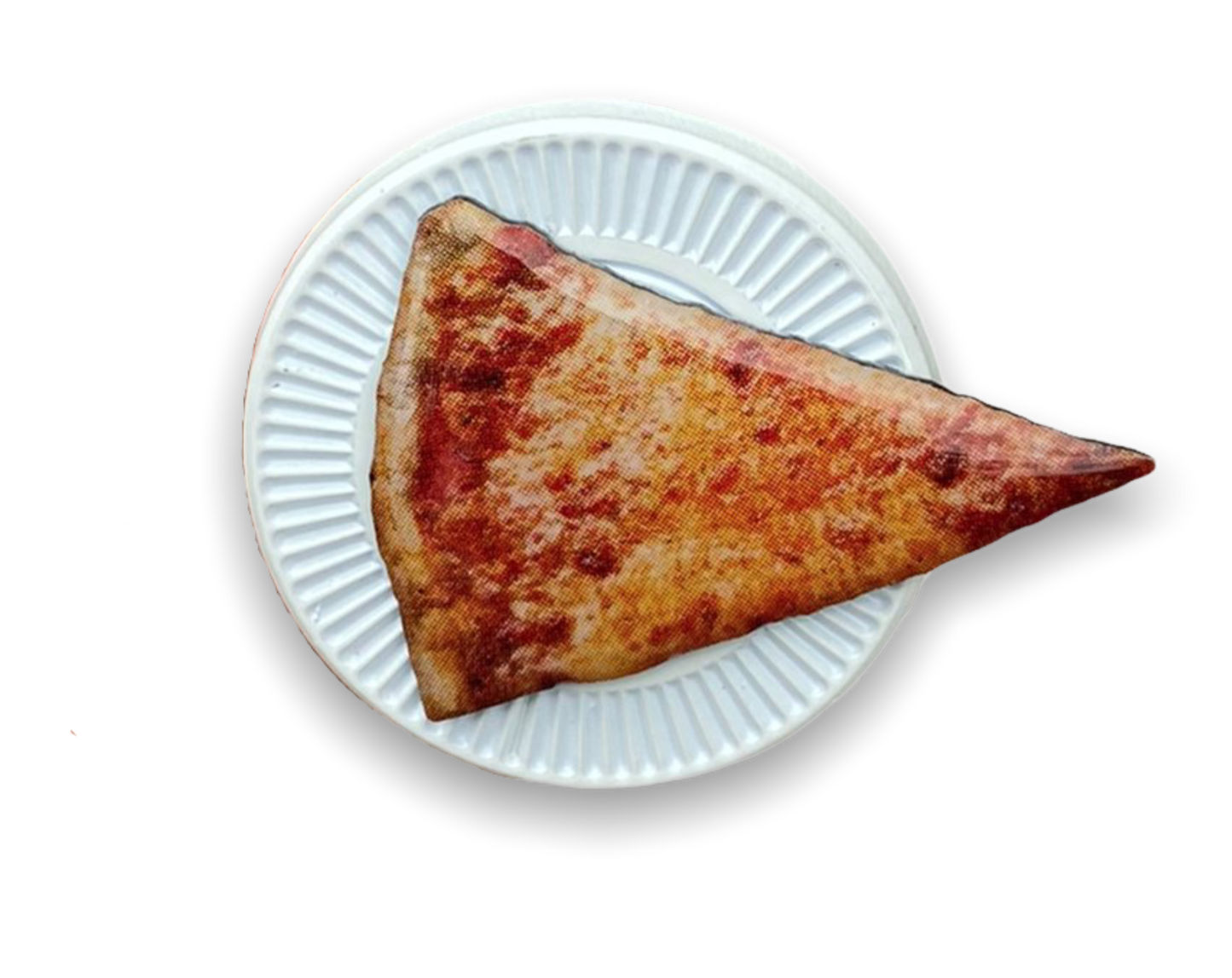 Real Slice of Pizza Pin and Pizza Box (Magnetic)