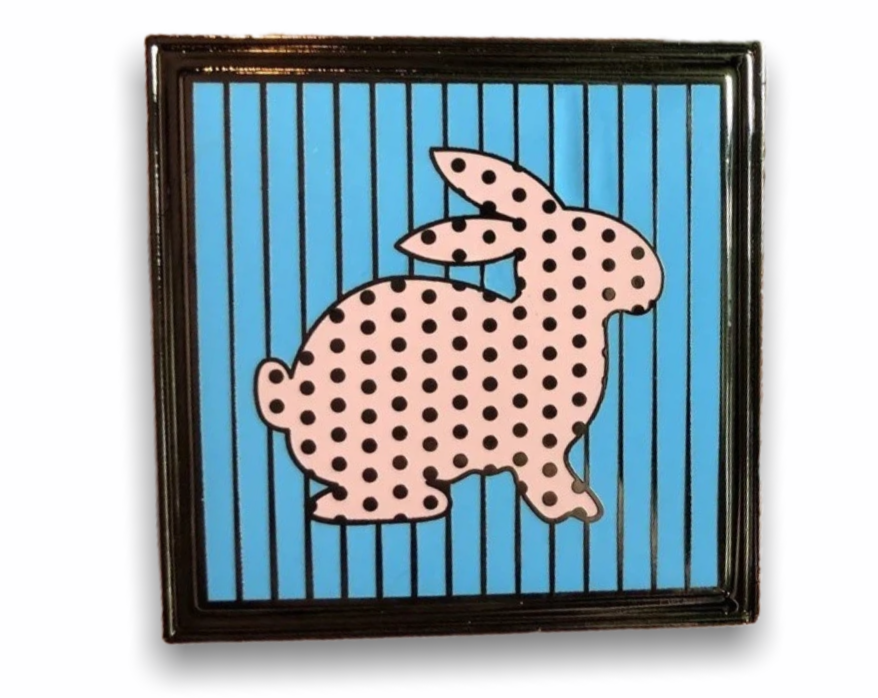 Framed Bunny Wallpaper Pin