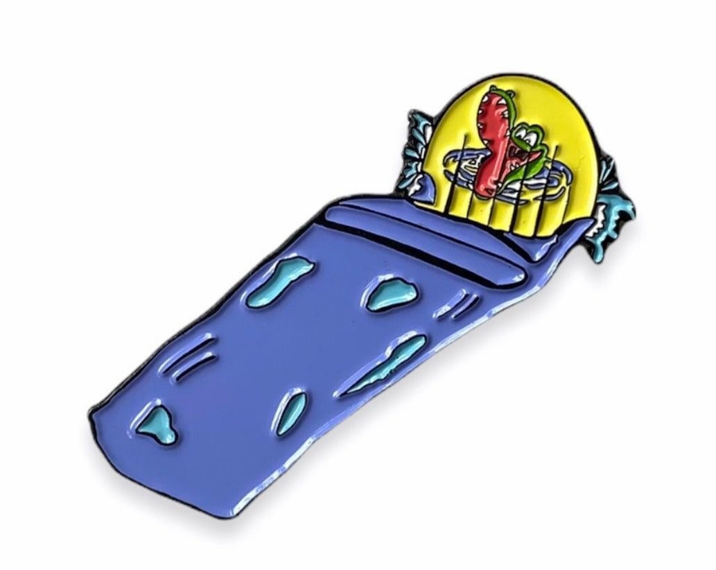 Crocodile Water Slide Pin