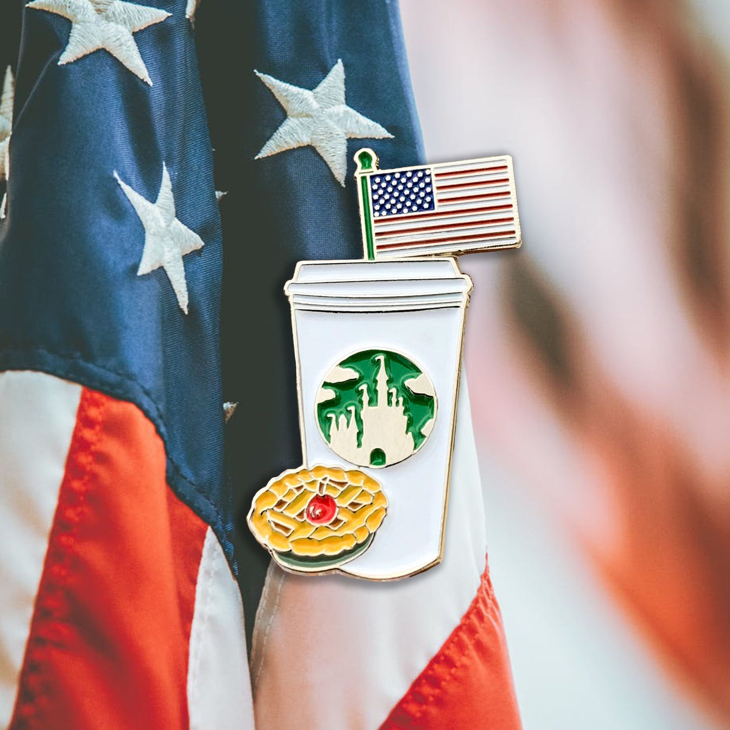 American Castle Cup Pin