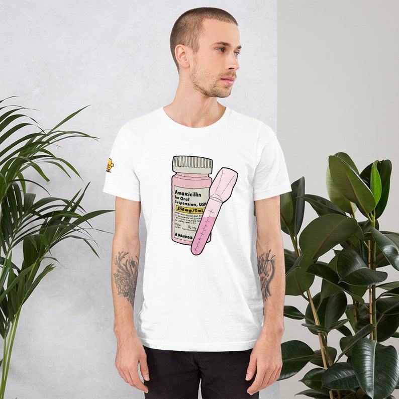 Pink Bubble Gum Medicine T Shirt