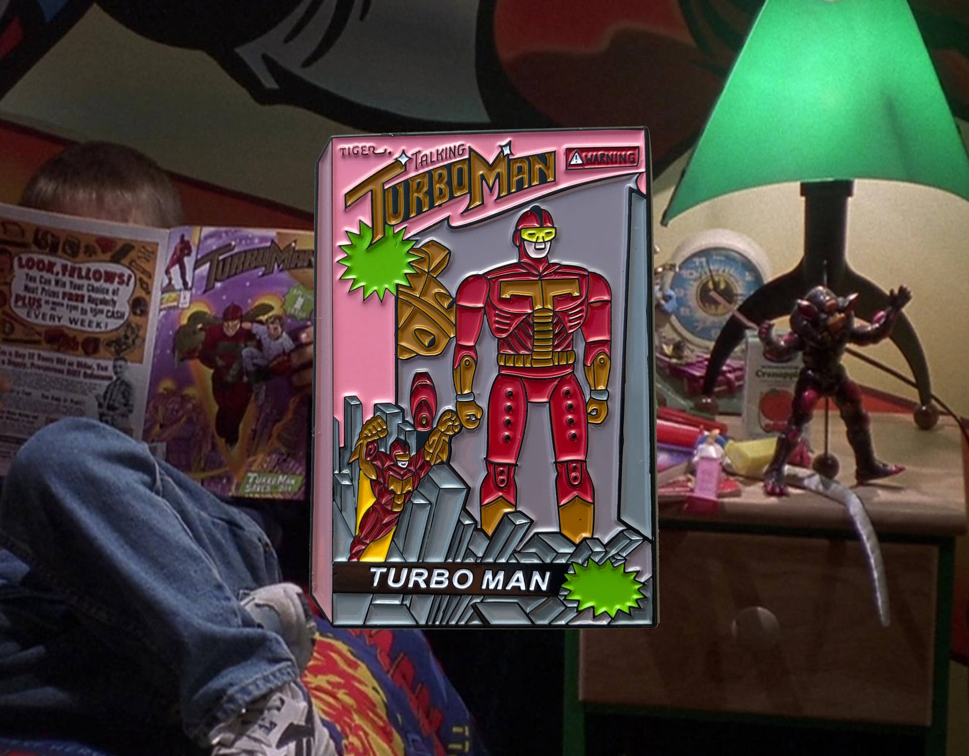 Turbo Man Pin