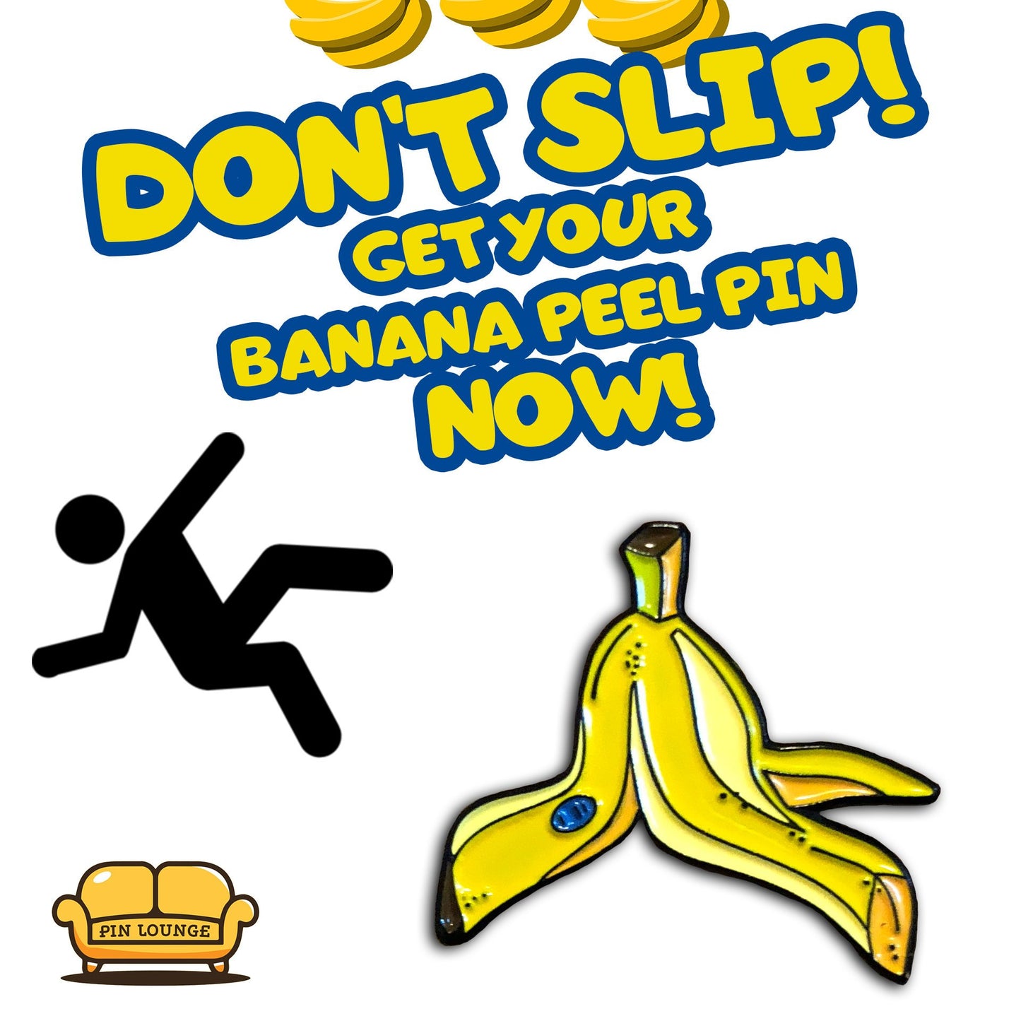 Banana Peel Pin