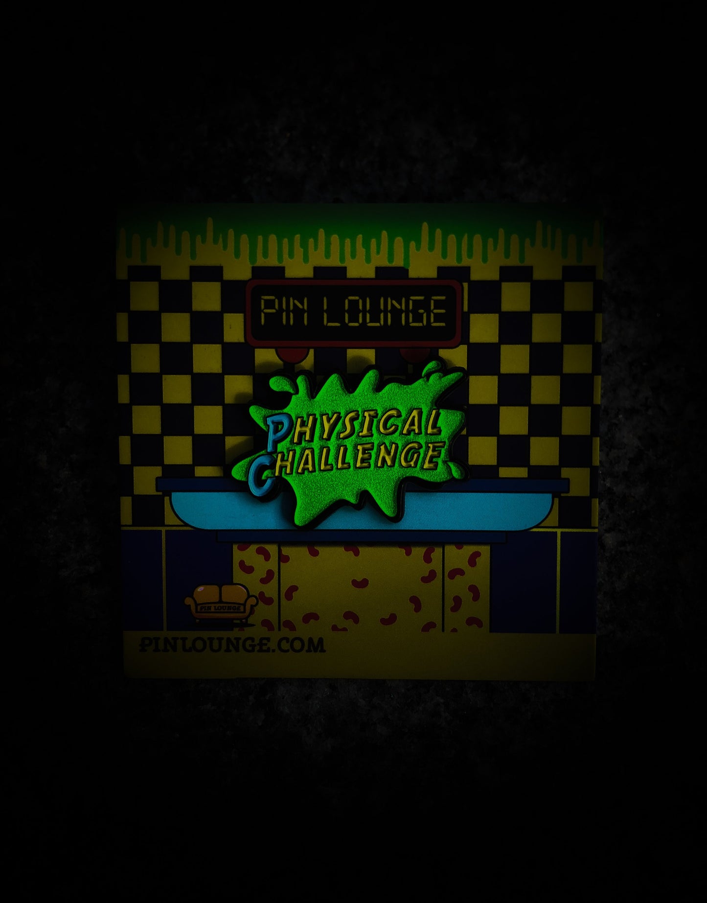 Double Dare Physical Challenge Pin (Glow in the Dark)