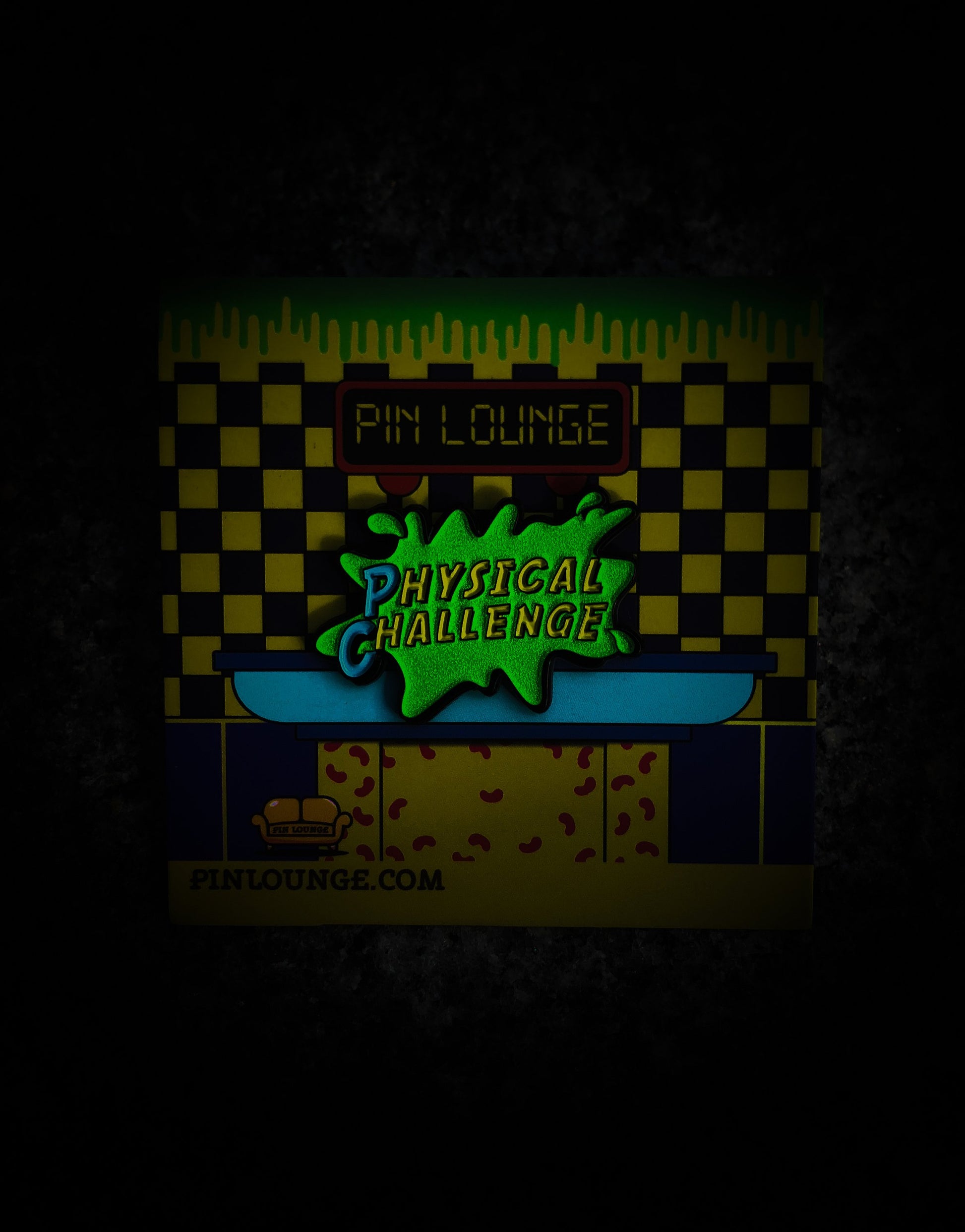 Double Dare Physical Challenge Pin (Glow in the Dark)