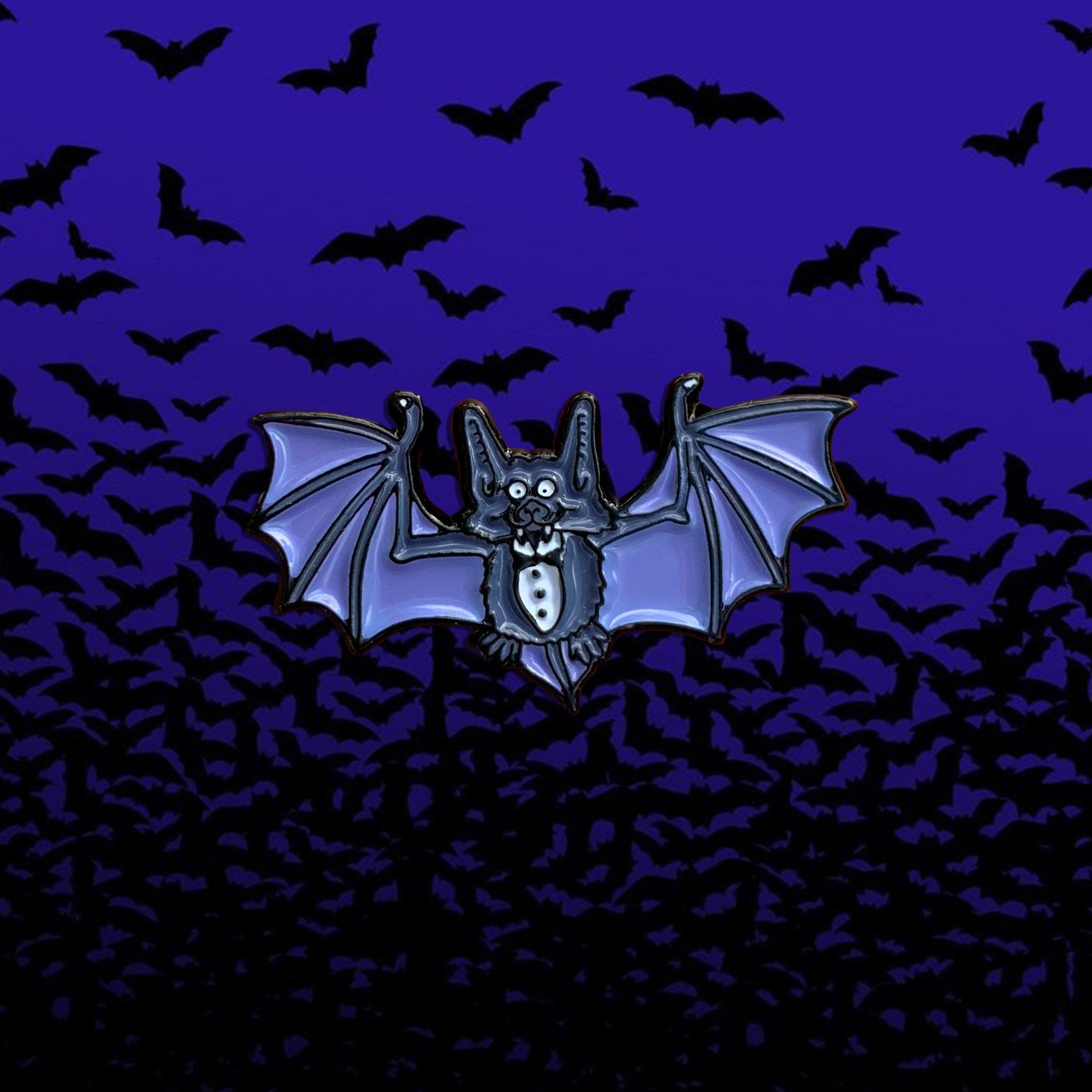 Tuxedo Bat Pin