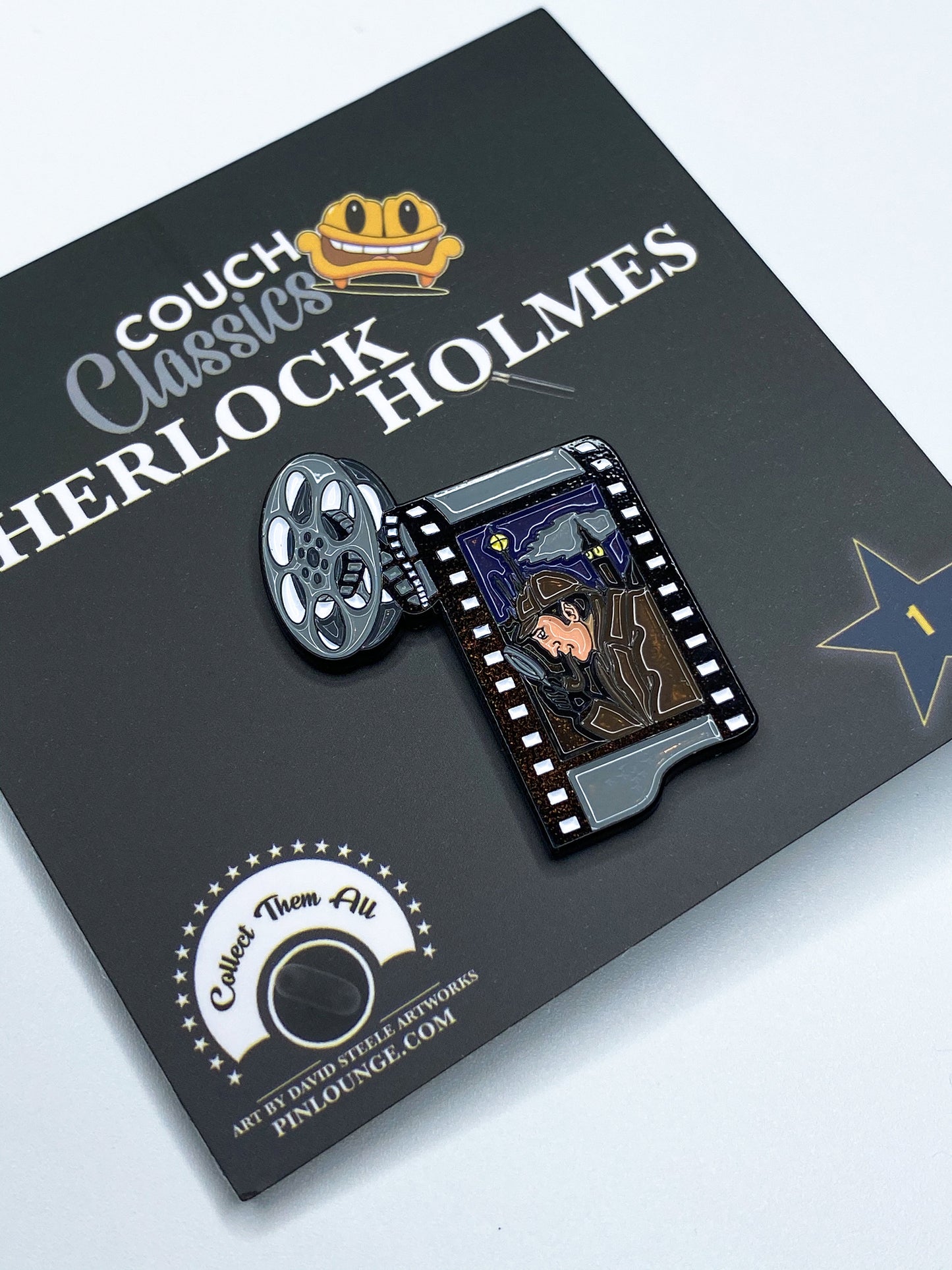 Sherlock Holmes Enamel Pin