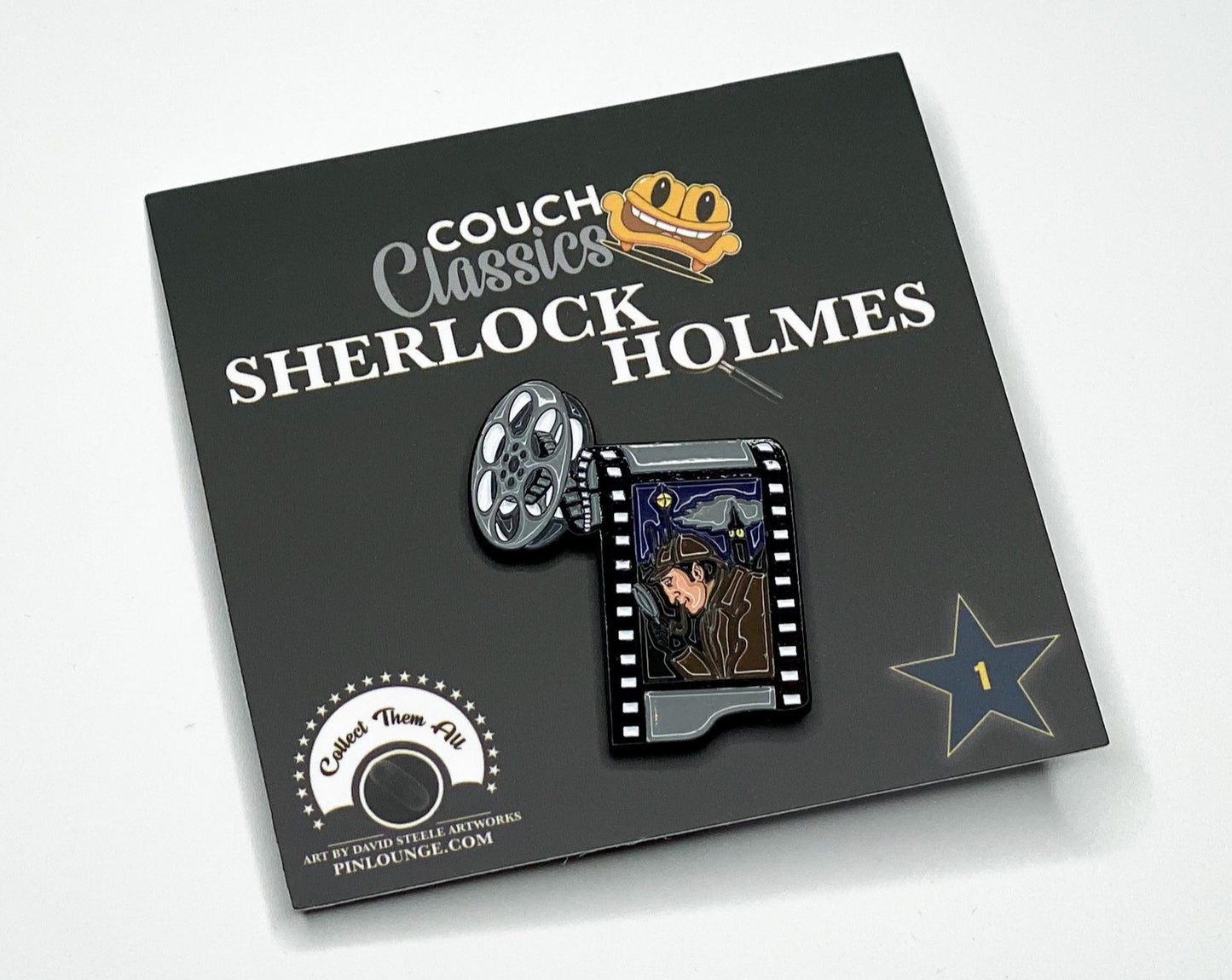 Sherlock Holmes Enamel Pin