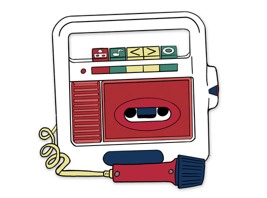 Microphone Toy Enamel Pin