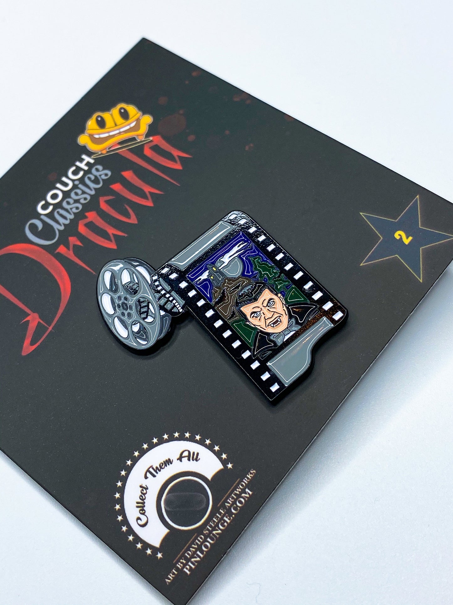 Dracula Enamel Pin