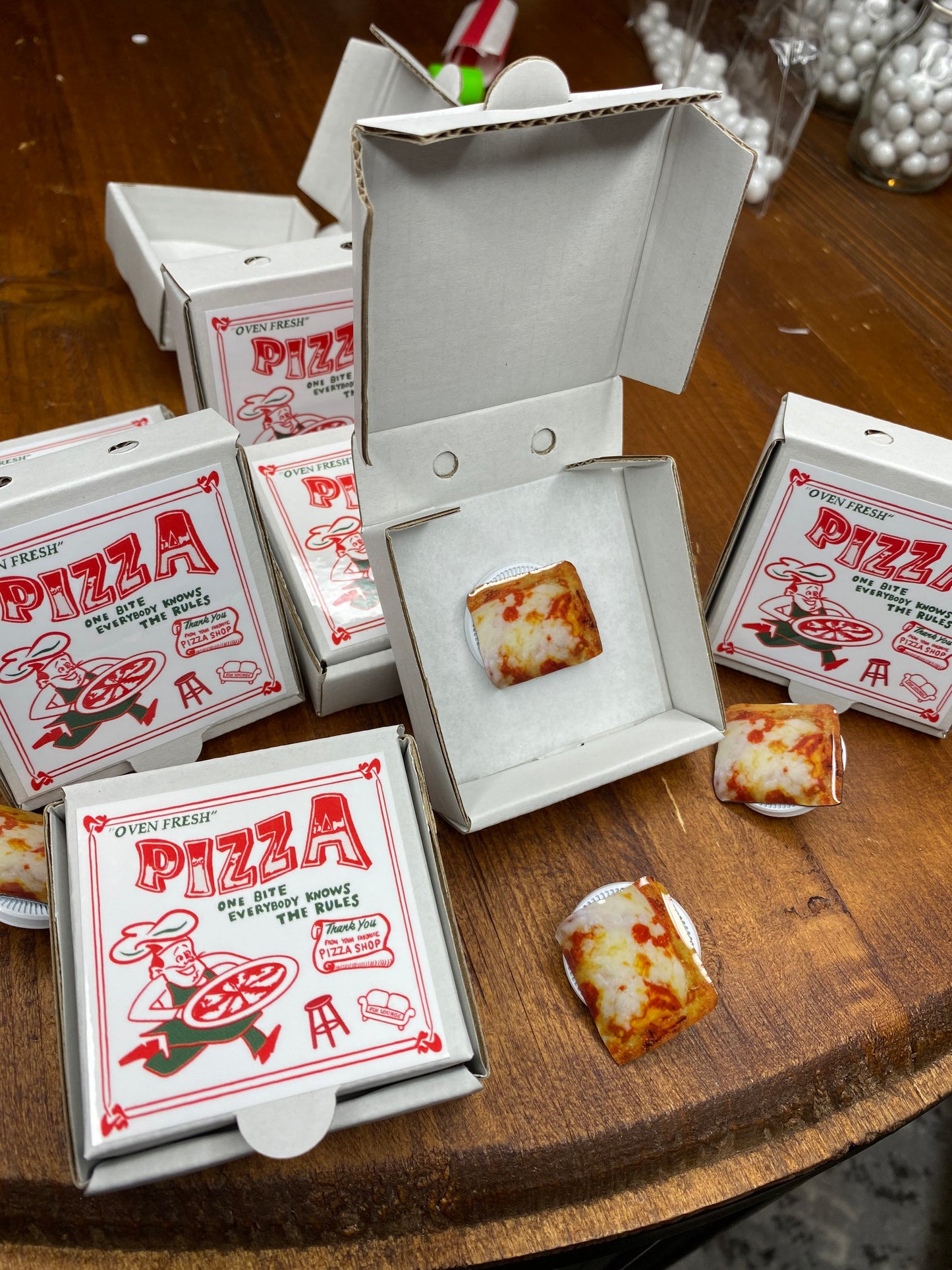 Real Sicilian Slice of Pizza Pin | Pizza Pin | New York Pizza | Food Pins | Realistic | NYC Square Slice