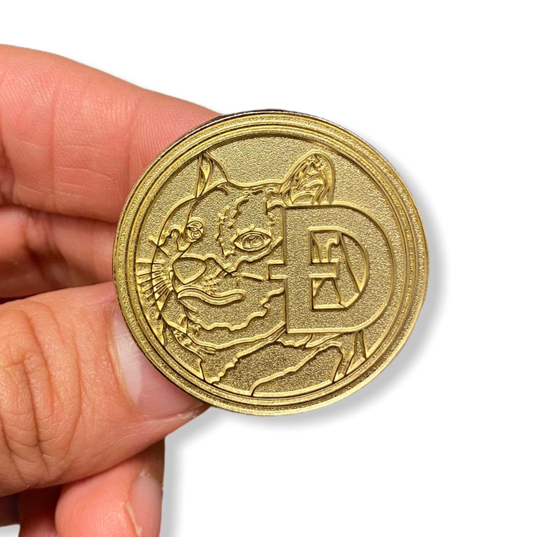 DOGE Coin Enamel Pin | DogeCoin | Crypto pin | Bit coin | bitcoin | ETH | Etherium | cryptocurrency
