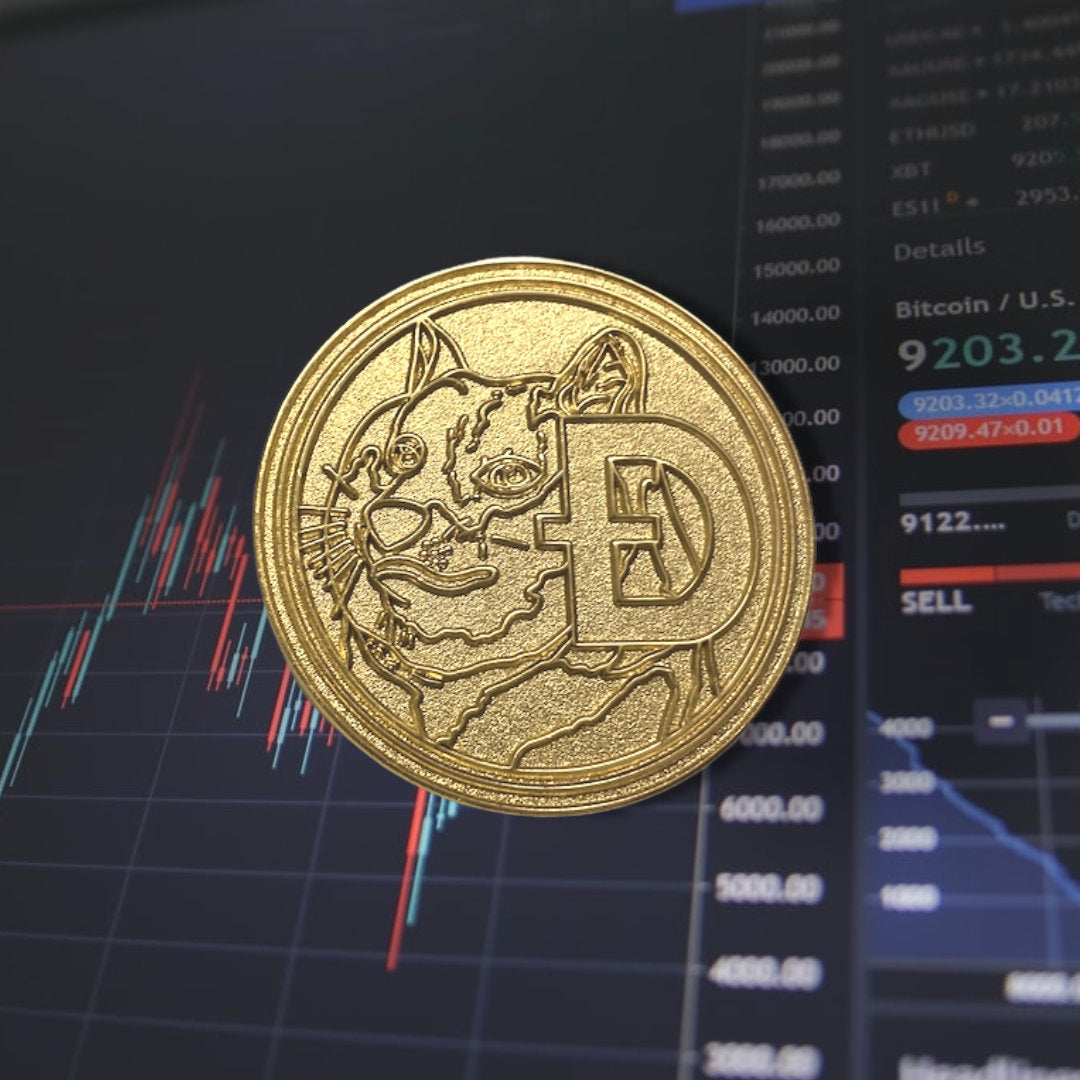 DOGE Coin Enamel Pin | DogeCoin | Crypto pin | Bit coin | bitcoin | ETH | Etherium | cryptocurrency