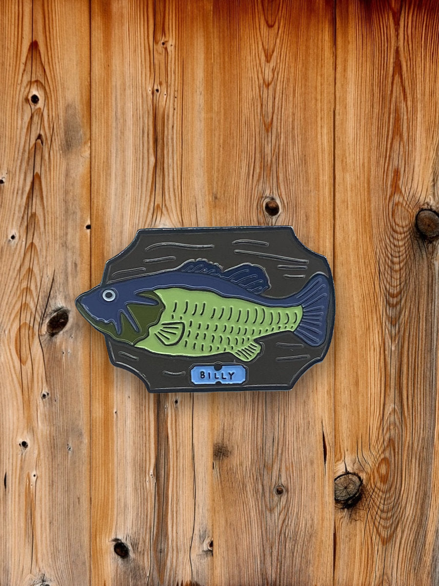 Billy Fish Enamel Pin | Nostalgia Pin | fish Pin | animal enamel pin |