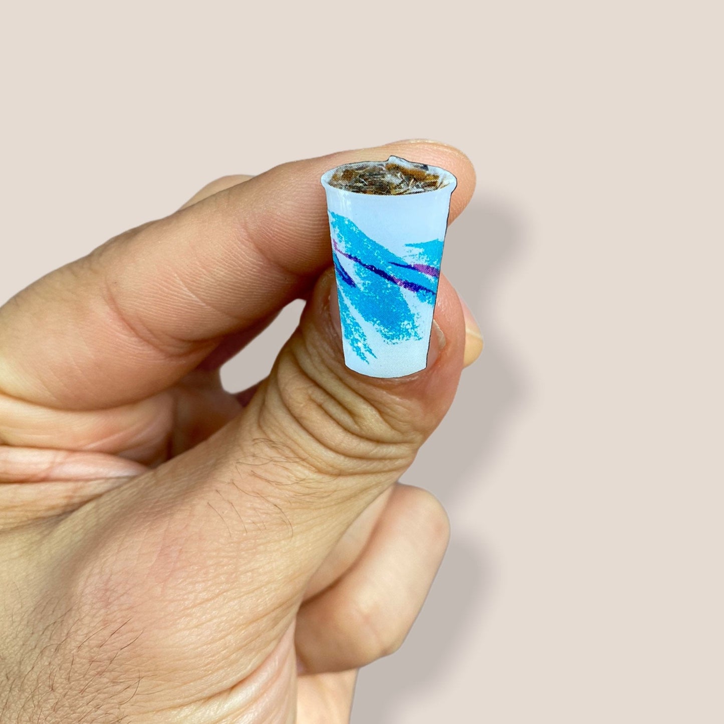 Retro Soda Pin | New York Pizza | throw back 90s |Food Pins | Realistic | 90s cup