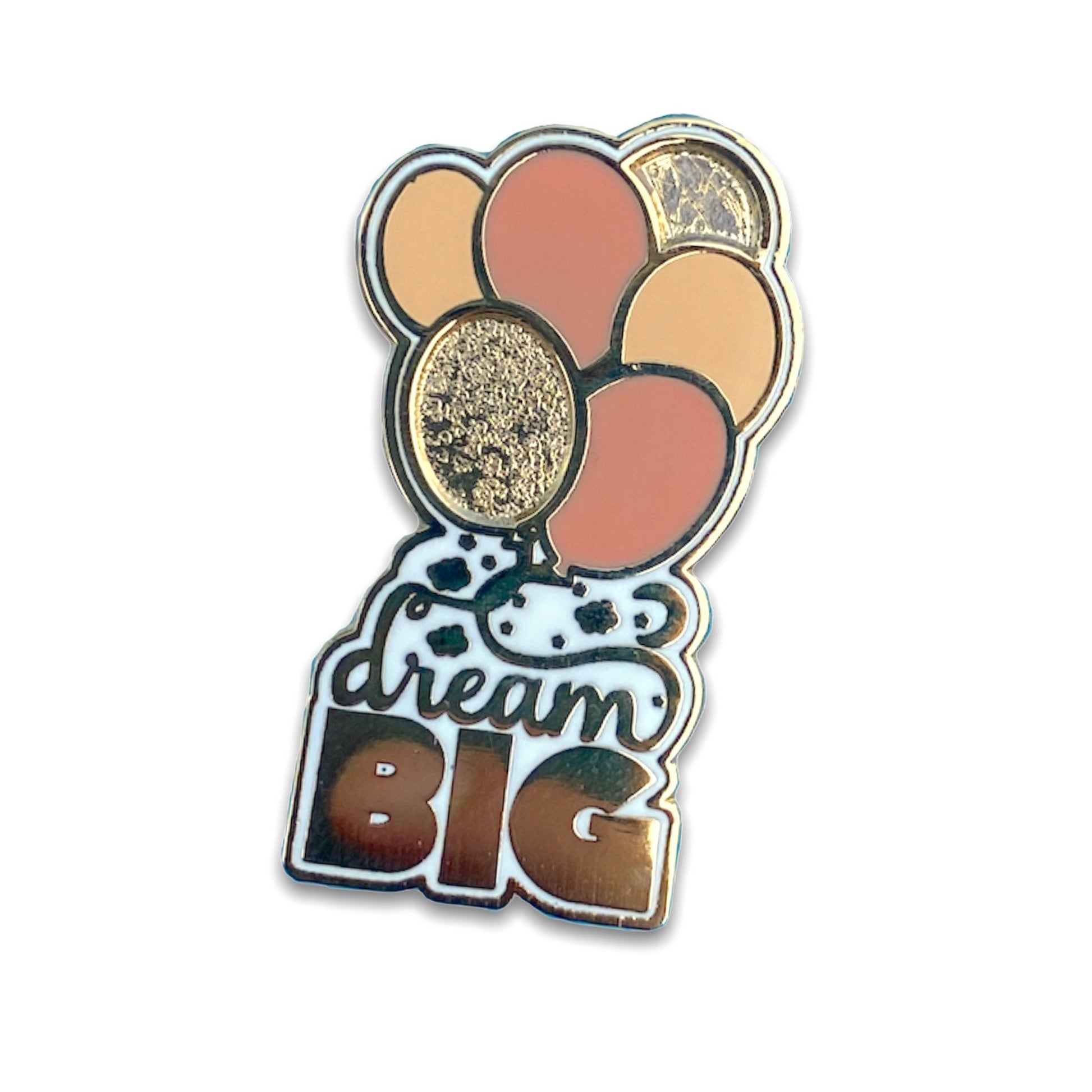 Dream Big Enamel Pin | Balloon Pin | Hippy Pins | Quote Pins | Up movie Pins