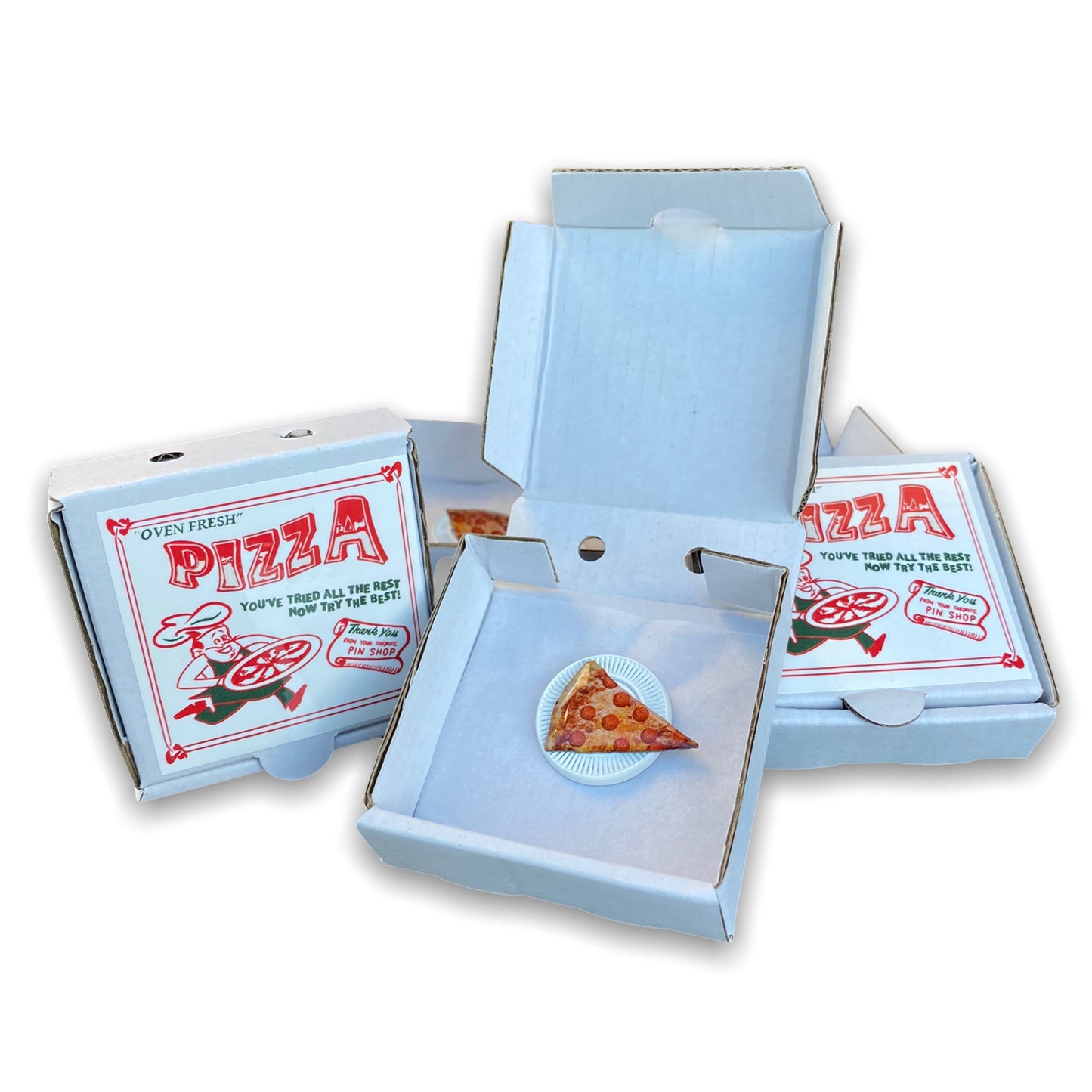 Real Slice of Pepperoni Pizza Pin | Pizza Pin | New York Pizza | Food Pins | Realistic