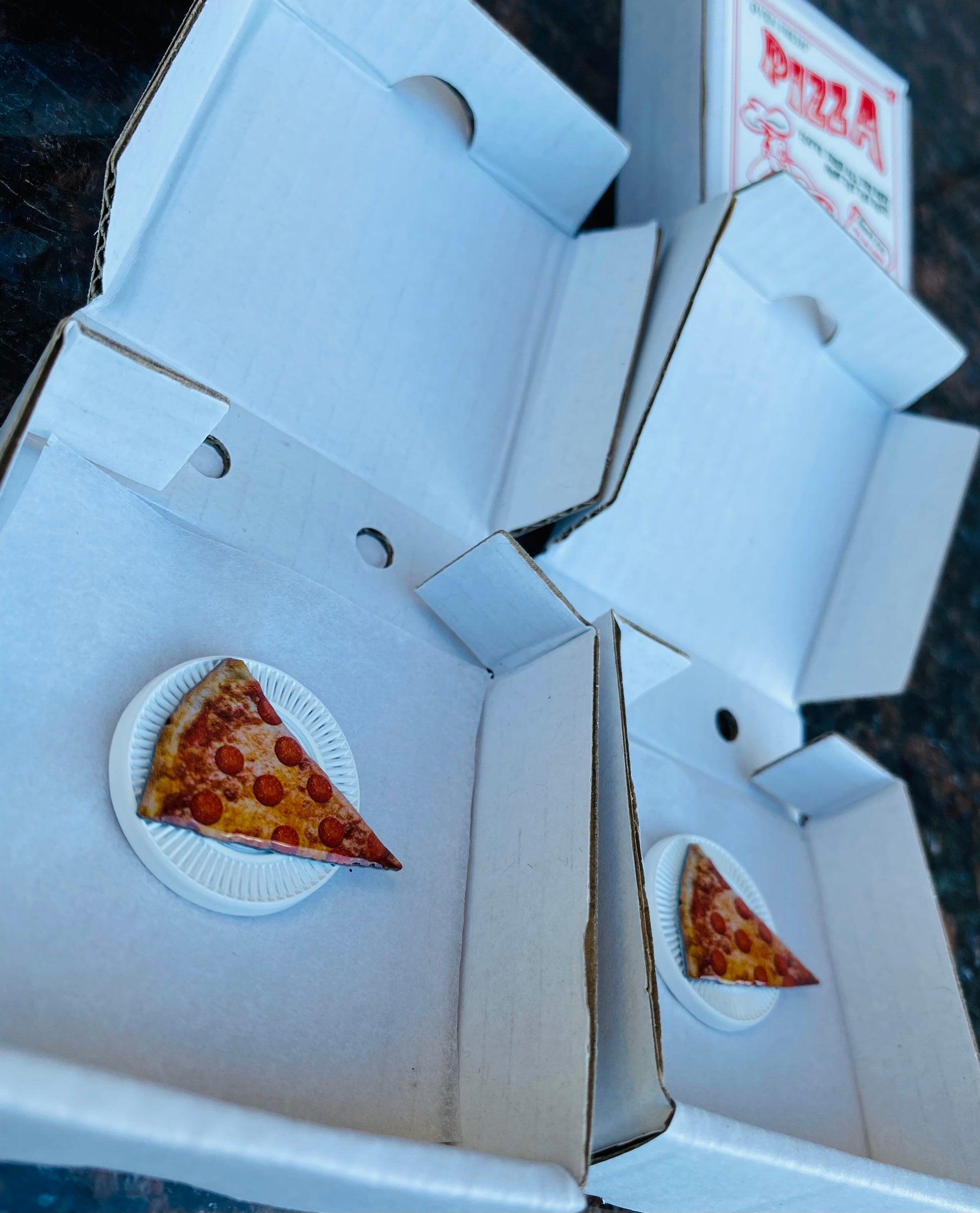 Real Slice of Pepperoni Pizza Pin | Pizza Pin | New York Pizza | Food Pins | Realistic