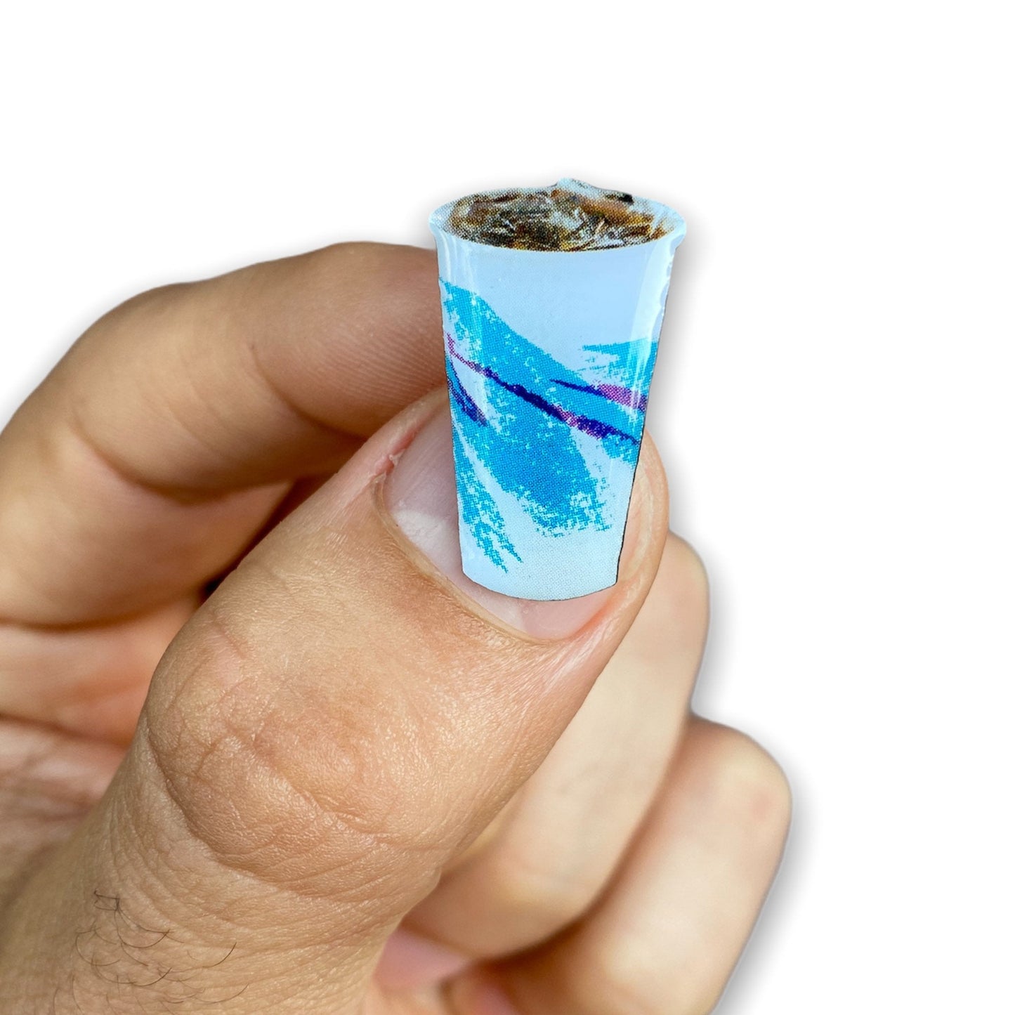 Retro Soda Pin | New York Pizza | throw back 90s |Food Pins | Realistic | 90s cup