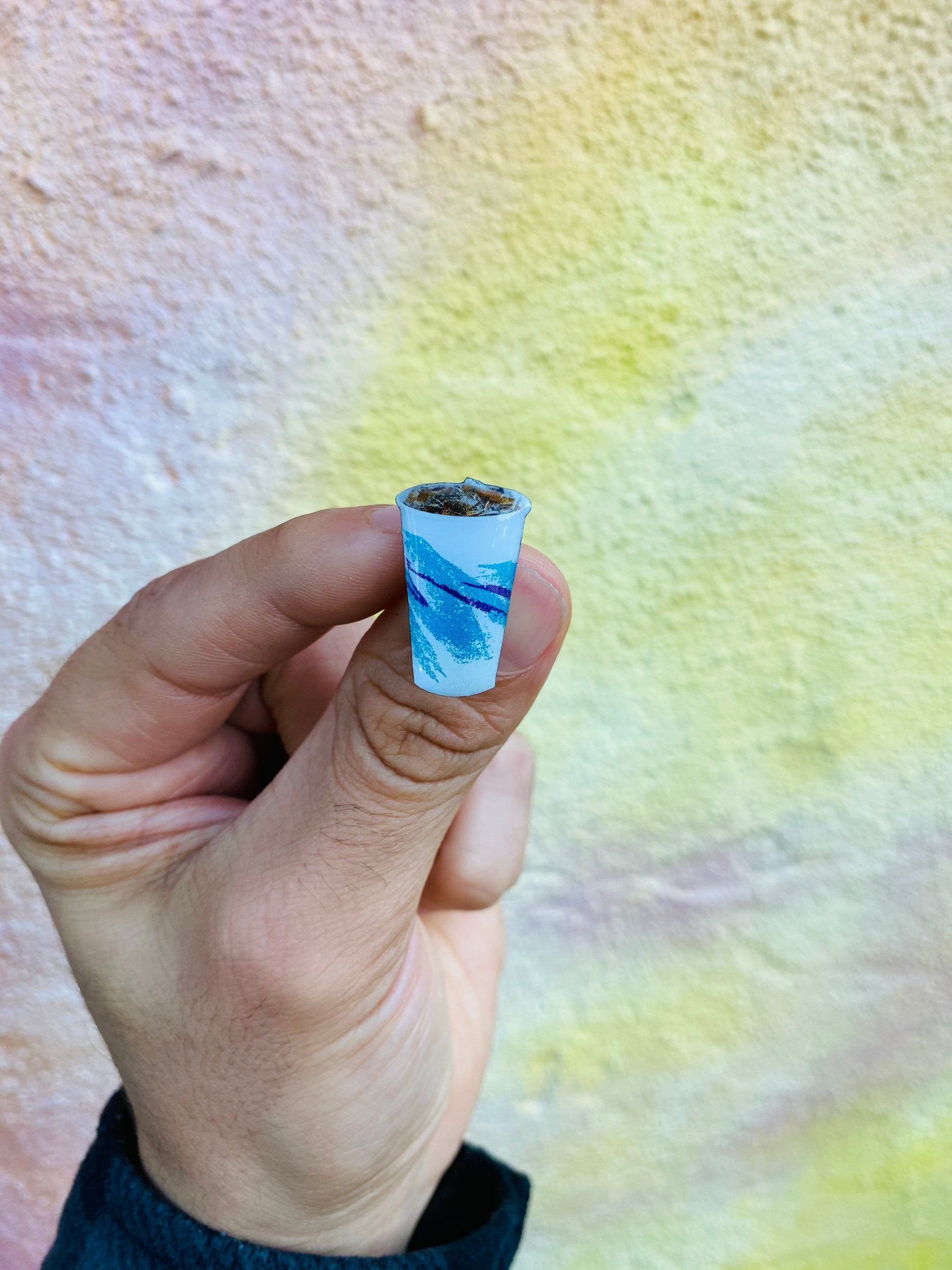 Retro Soda Pin | New York Pizza | throw back 90s |Food Pins | Realistic | 90s cup