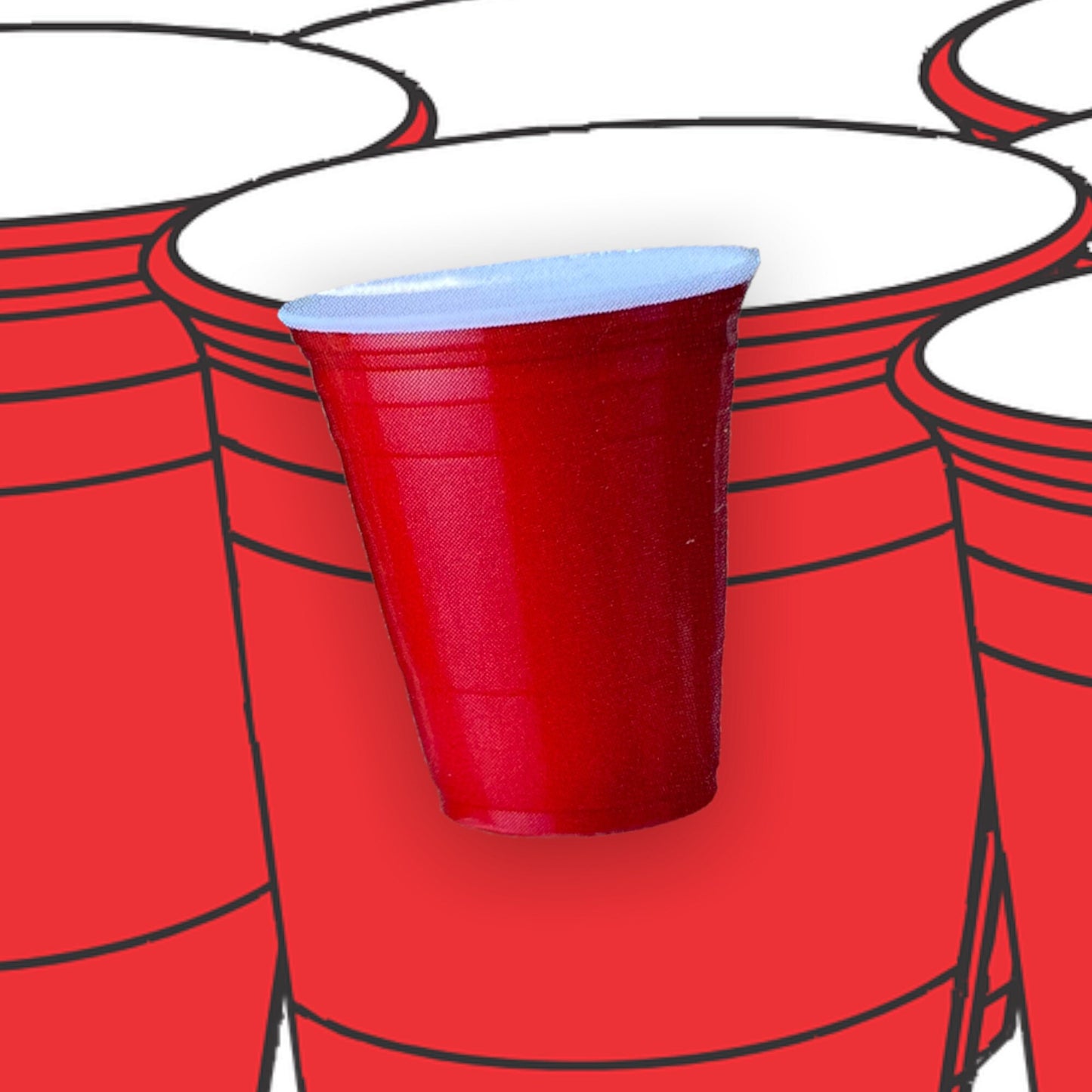 Red Solo Cup Pin | party pins | solo cup | red cup pin | pop culture pin | edm pins