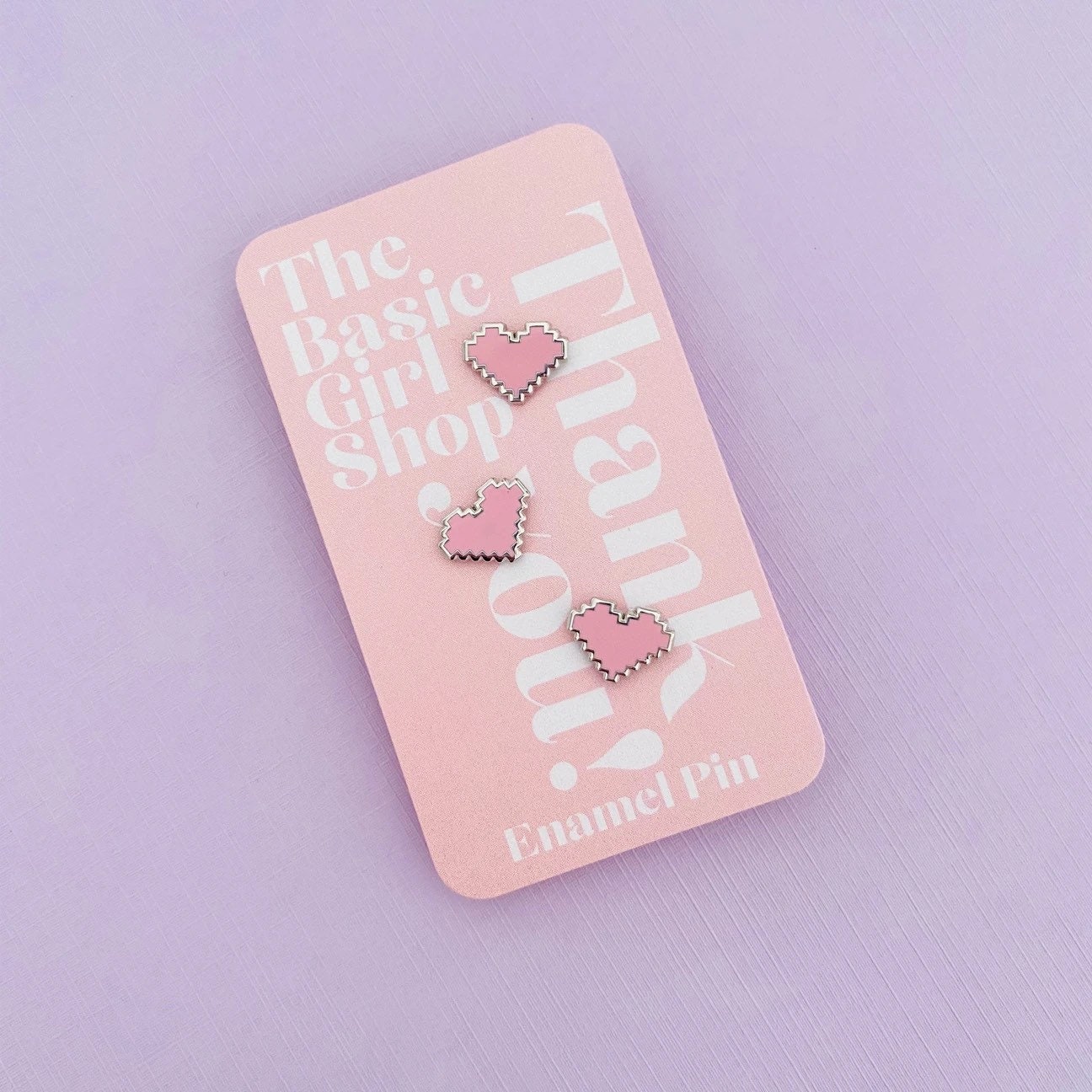 Mini Pixel Heart 3 Pin Set | Zelda heart pin | pixel heart pin | love heart pin