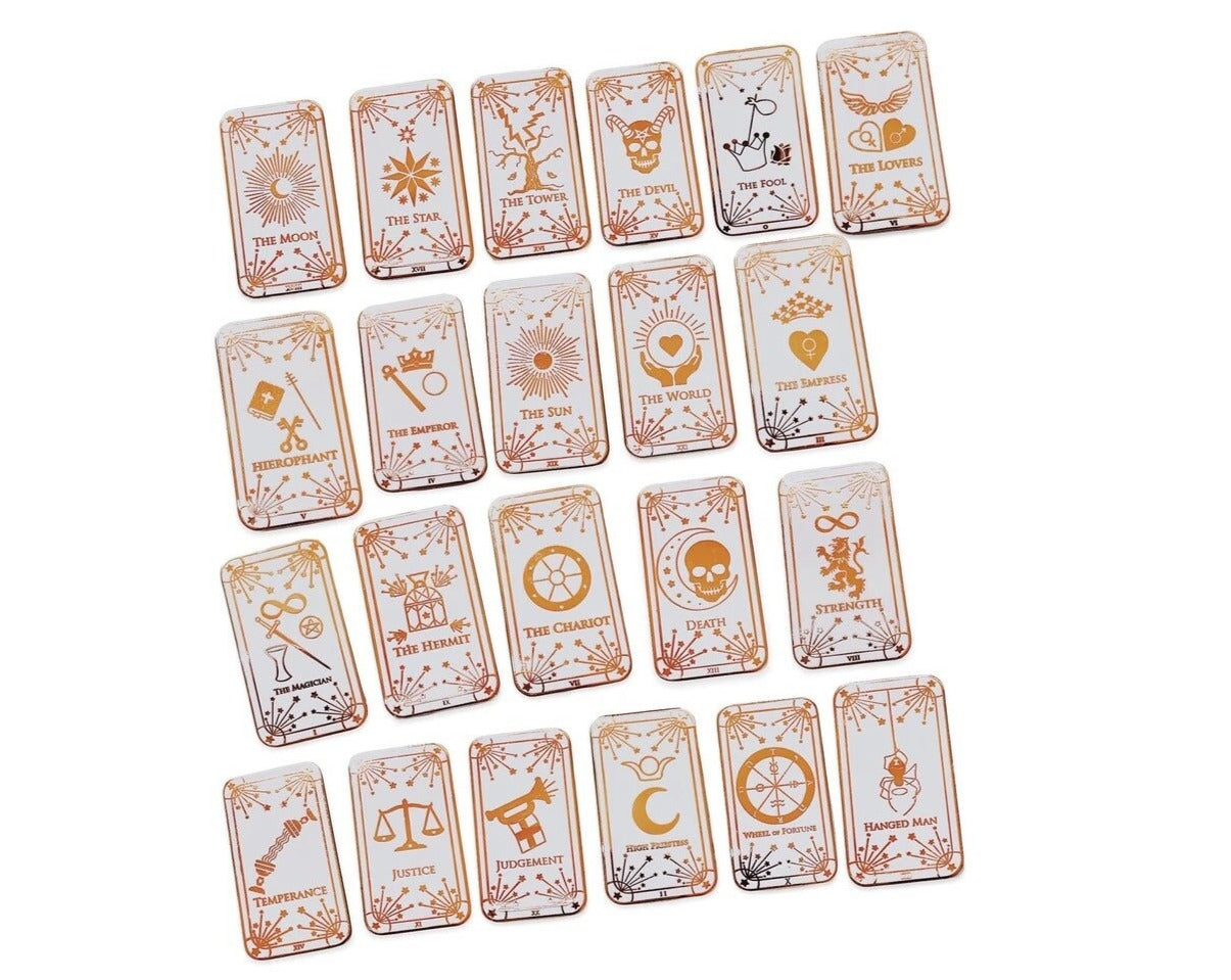 Major Arcana Tarot Card Collection (22 Pins)