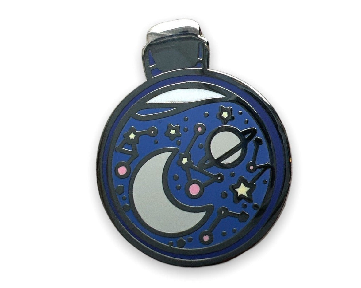 Astronomy Jar Enamel Pin | stars pin | planets pin | stars and planets | astronomy enamel pins