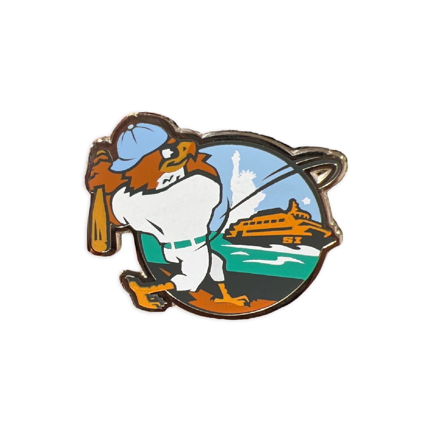 Staten Island Ferry Hawks Enamel Pins | baseball pins | ferry hawks pins | ferryhawks pins | staten island pins | Staten island ferry