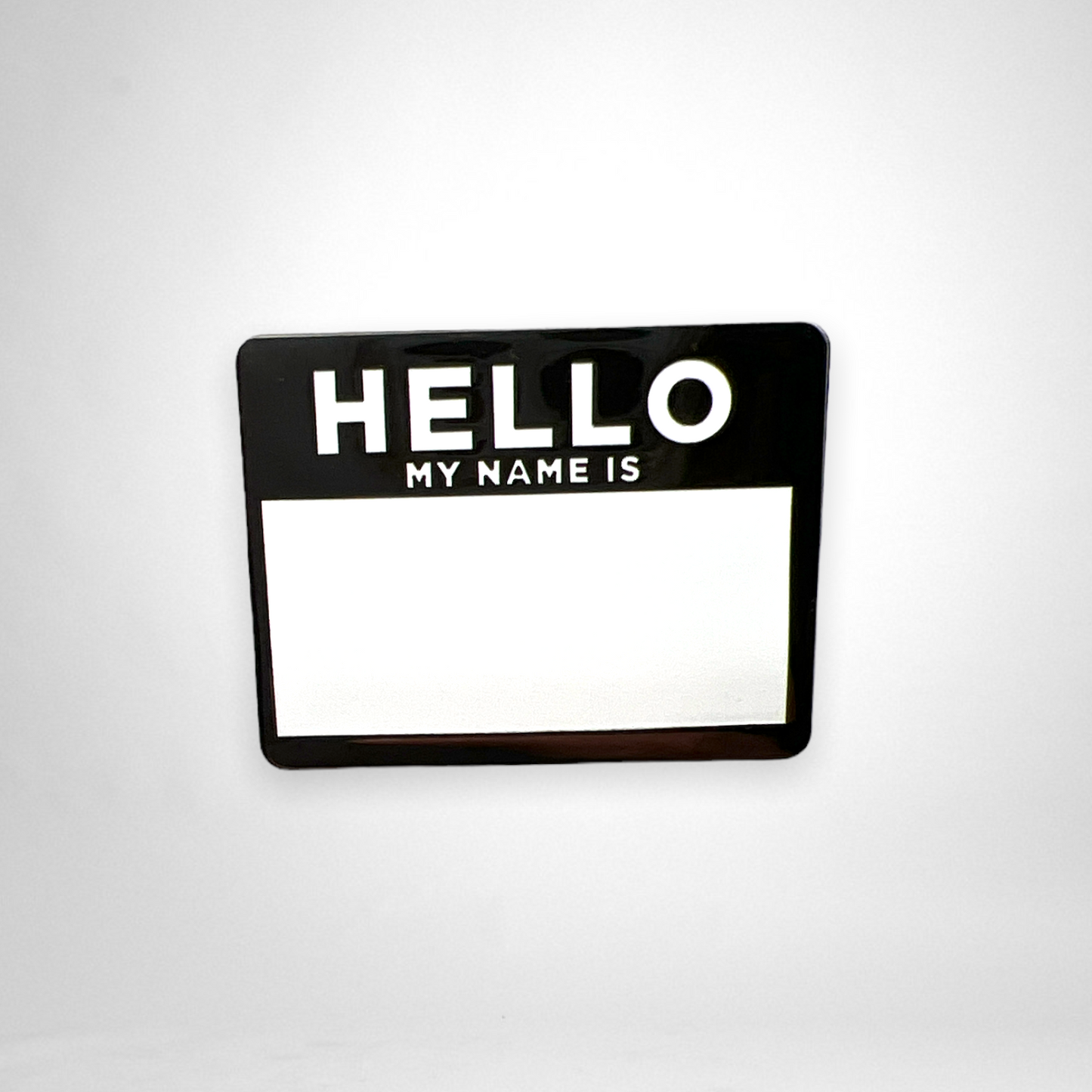 Hello My Name Is Pin ( With Dry Erase Board )