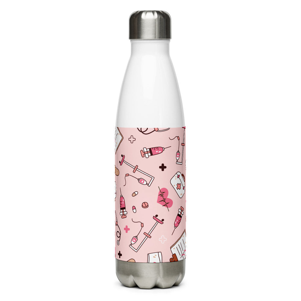 Nurse Themed Steel Water Bottle