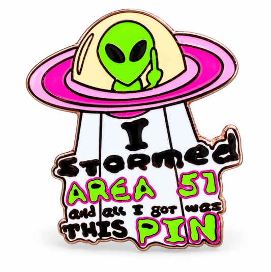 I Stormed Area 51 Pin