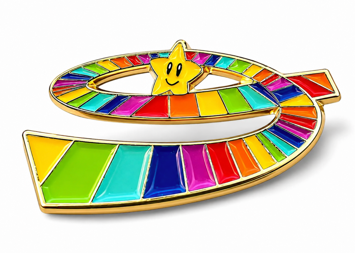 Rainbow Star Pin
