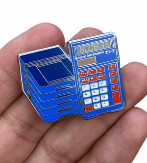 Old School Calculator Pin