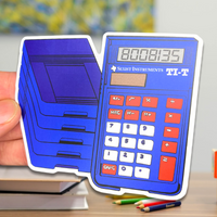 Old School Calculator Sticker