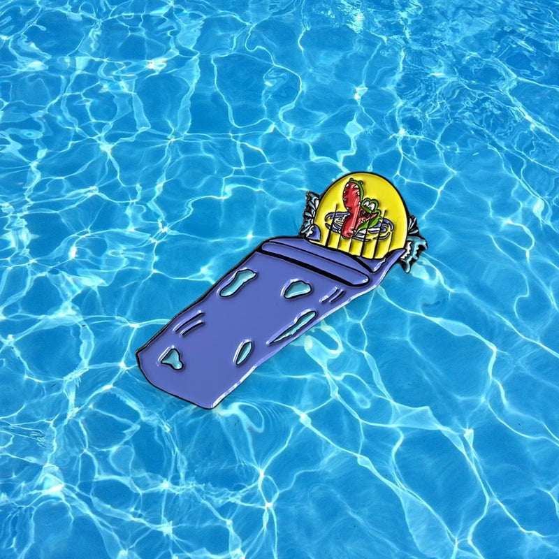 Crocodile Water Slide Pin