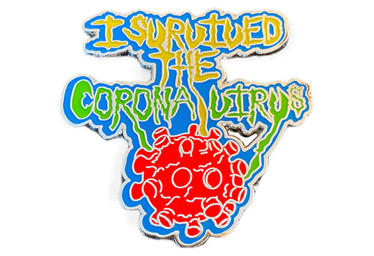 I Survived the Corona Virus Pin