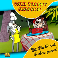 Wild Turkey Surpise Pin