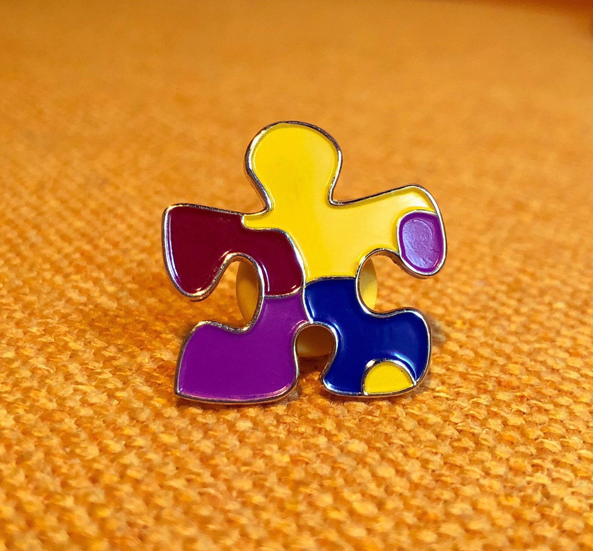 The Grace Foundation Autism Awareness Puzzle Piece Pin