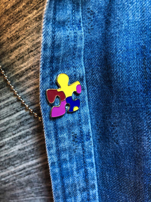 The Grace Foundation Autism Awareness Puzzle Piece Pin