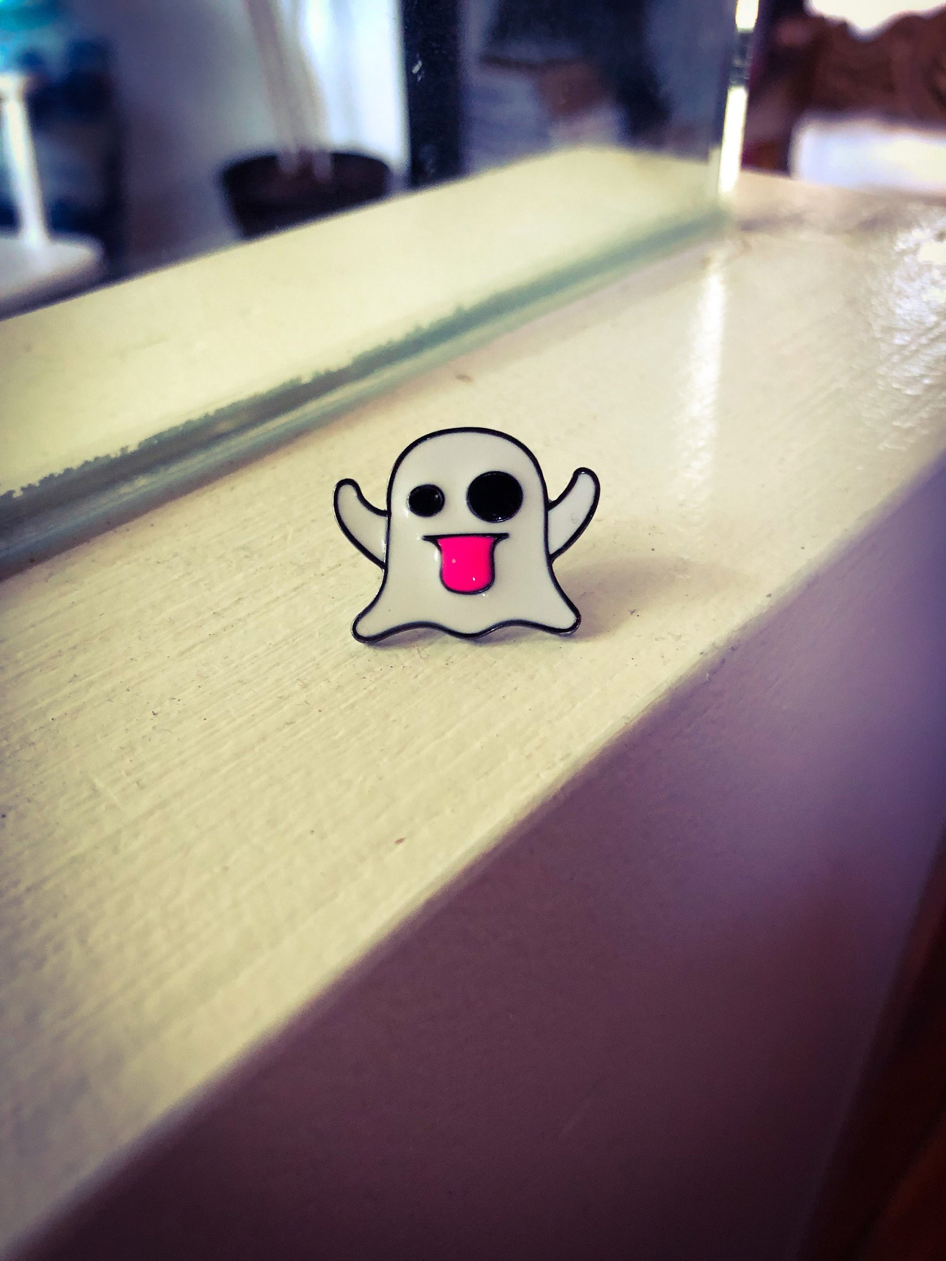 Ghost Emoji Pin