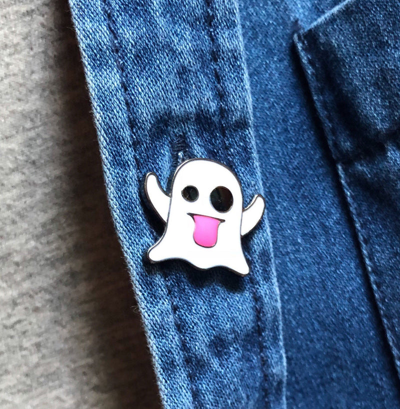 Ghost Emoji Pin