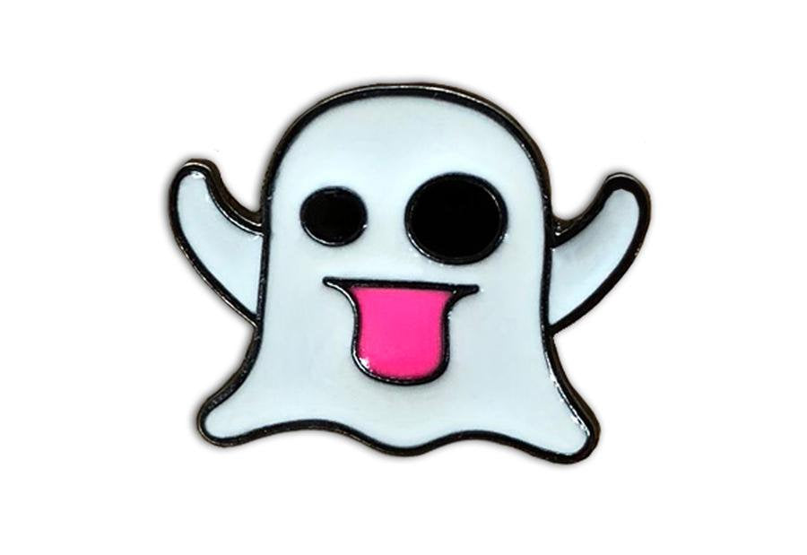 Ghost Emoji Pin