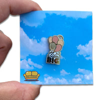 Dream Big Enamel Pin | Balloon Pin | Hippy Pins | Quote Pins | Up movie Pins