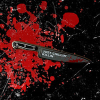 Just Chillin’ Killin’ “Scream” Knife Enamel Pin | Horror Pins | Scary movie pins | Scream mask pins | Scream pins | Wes Craven